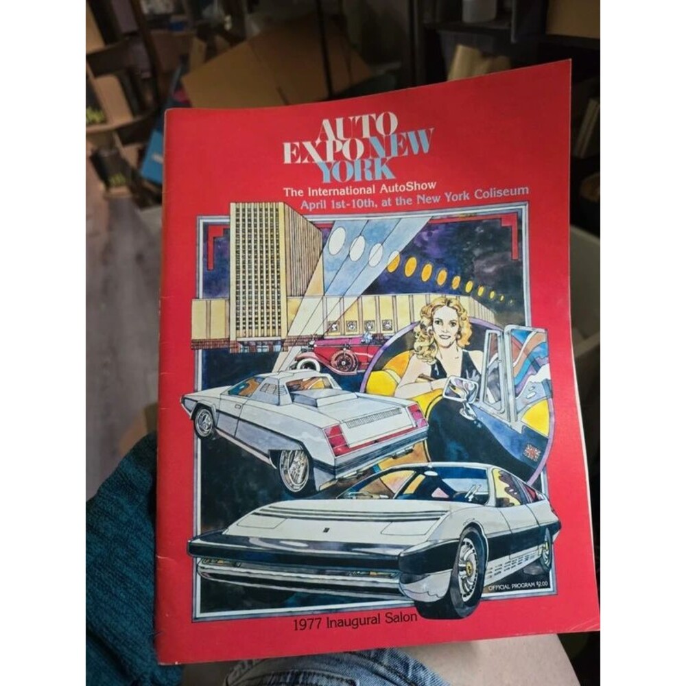 Auto Expo New York, 1977 Inaugural Salon Book, New cars